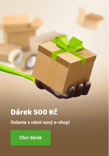 Nový shop Dárek 500 Kč