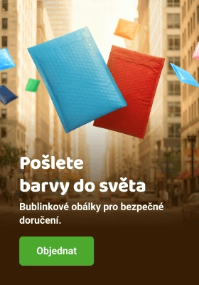 Bublinkové obálky barevné