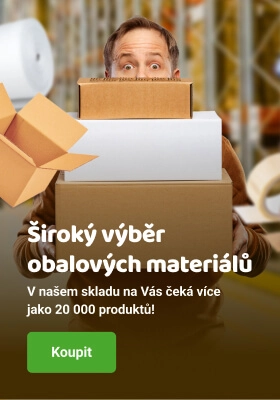 Široký výběr obalových materiálů