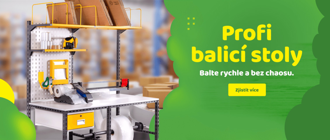 Balicí stoly vám ulehčí práci