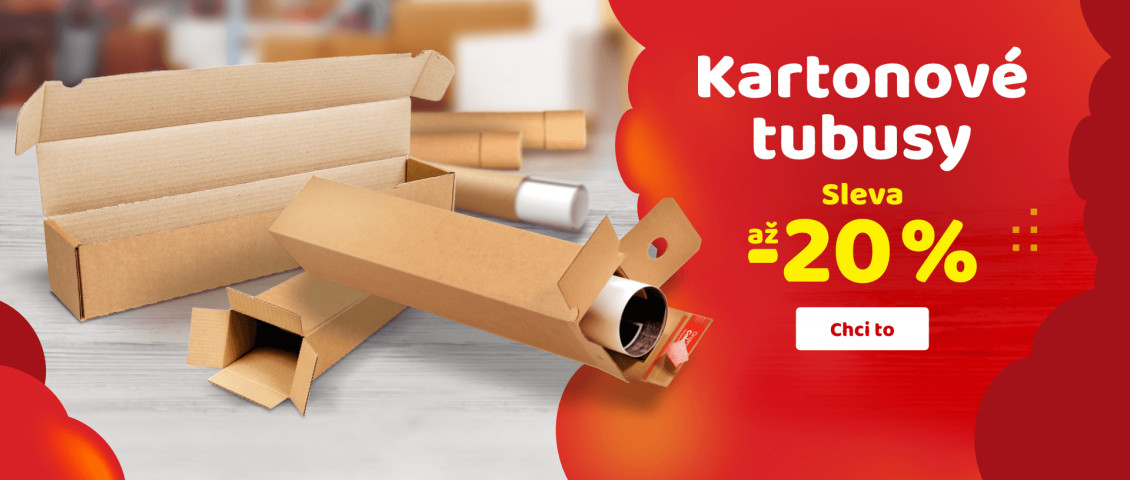 Sleva až 20 % na tubusy