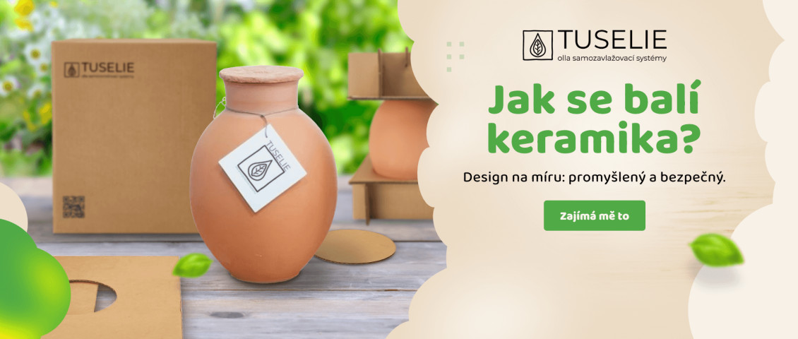 Promyšlený obal pro e-shop Tuselie