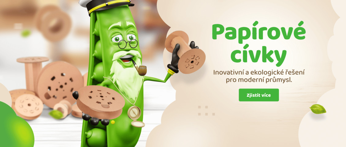 Praktické a ekologické papírové cívky