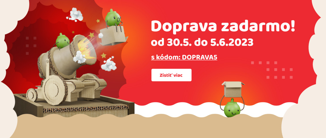 Do 5. června doprava zdarma