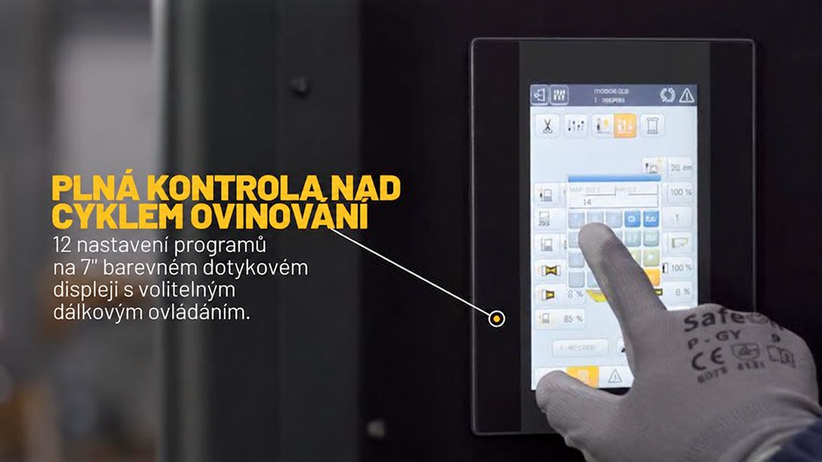 ProWrap ovládací panel