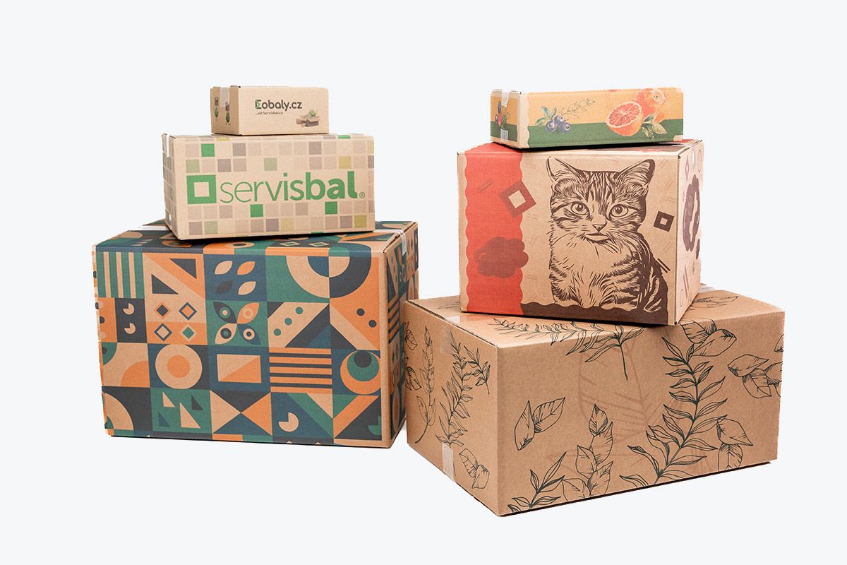 Krabice s potiskem