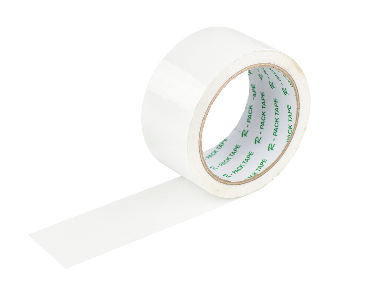 6 ks - Barevná lepící páska 50x66 bílá