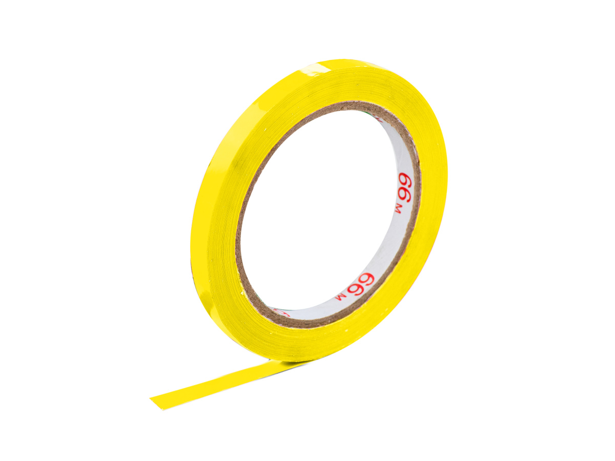 16 ks - Barevná lepící páska PVC 9x66 žlutá