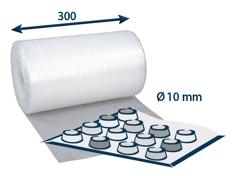 Bublinková fólie v roli šíře 300 mm - 3 bm