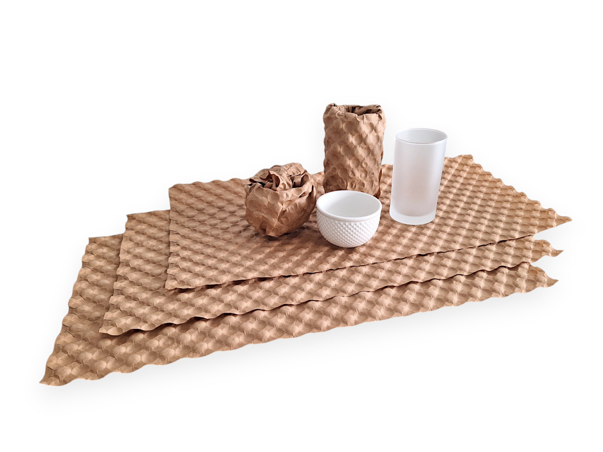 150 ks - Bublinkový ražený papír, proklad 500x250mm