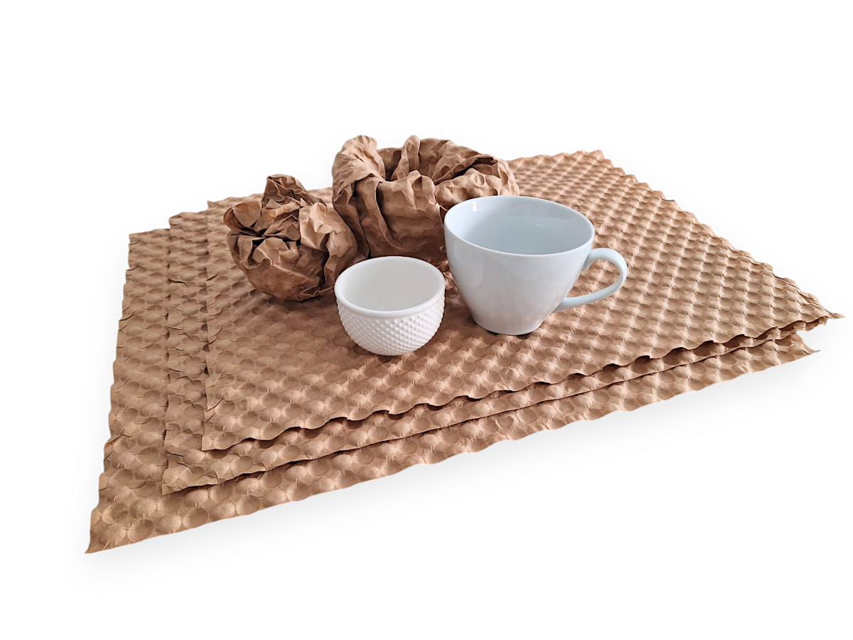 150 ks - Bublinkový ražený papír, proklad 500x400mm