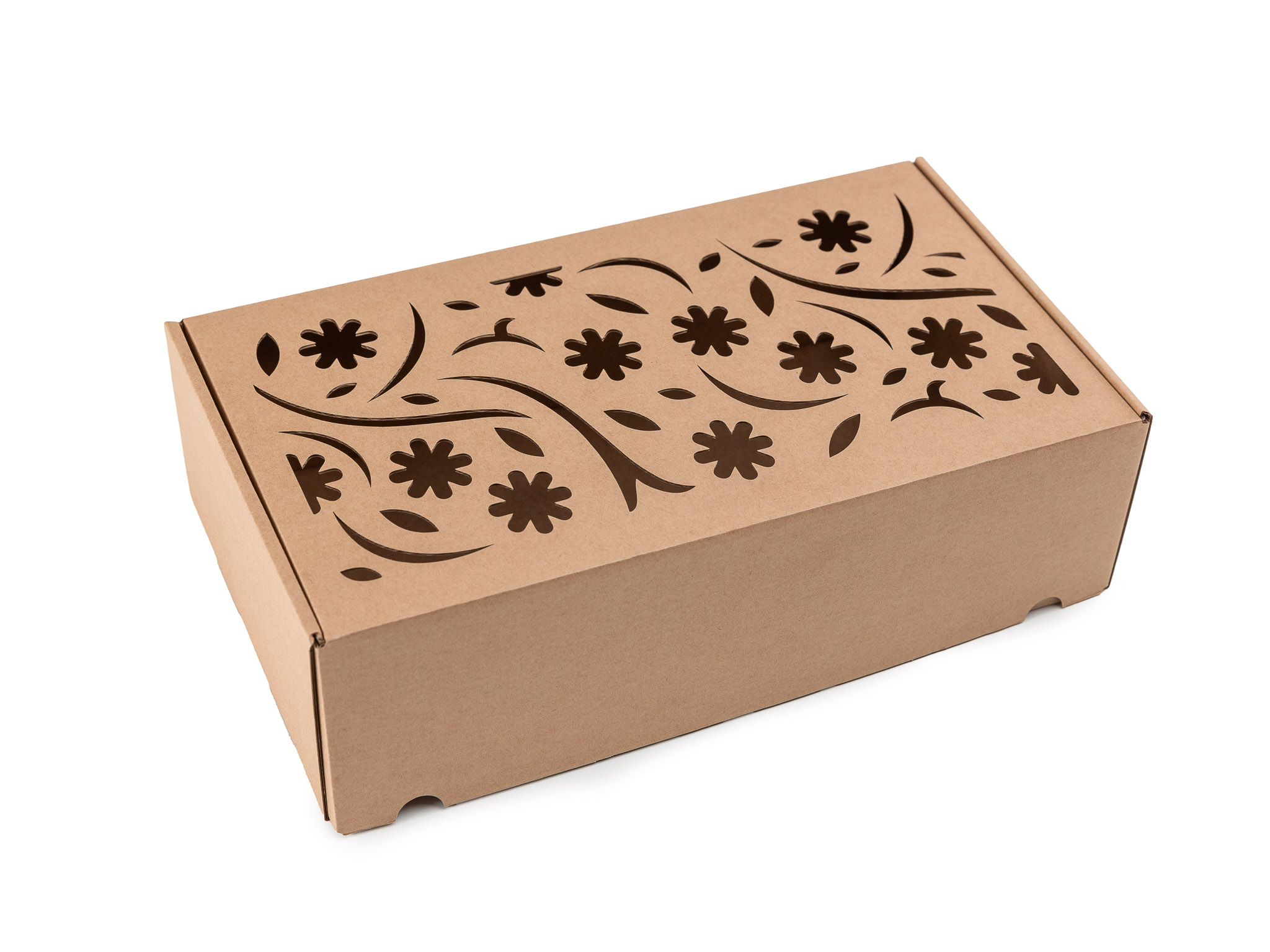 20 ks - Dárková krabice s jarním motivem 350x200x100
