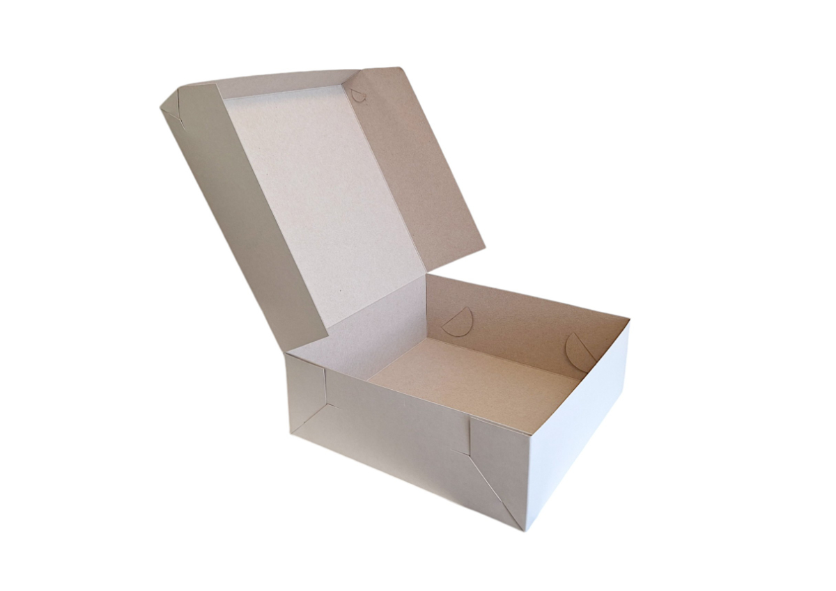 50 ks - Dortová krabice bílá 220x220x90mm