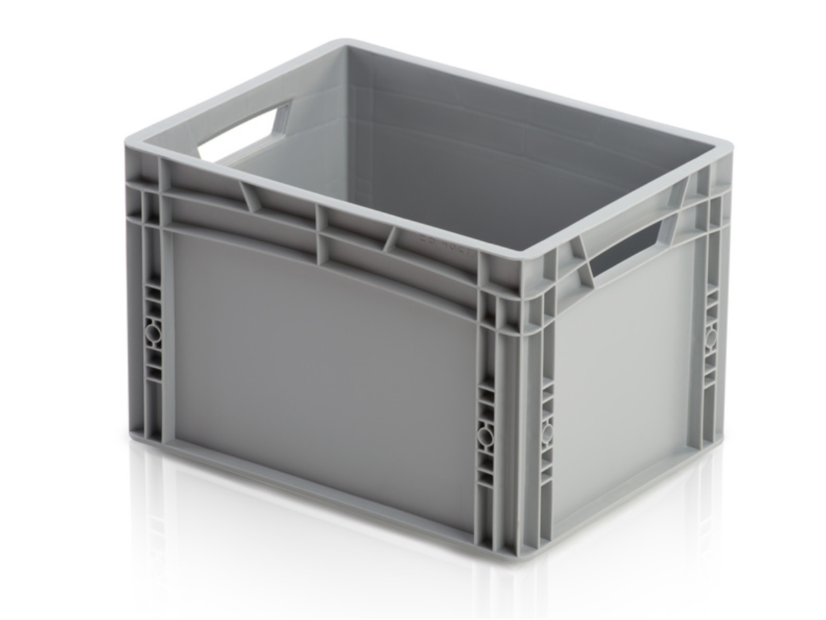 Euro přepravka 400x300x270 - šedá
