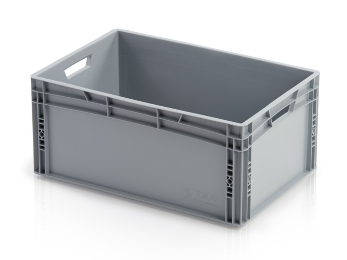 Euro přepravka 600x400x170 - šedá