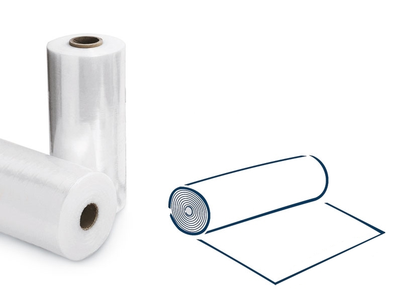 Fólie polyetylénová - Plochá š.1000/0,03