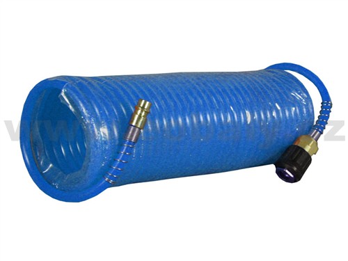 Hadice spirálová  s rychlospojkami 7,5 m