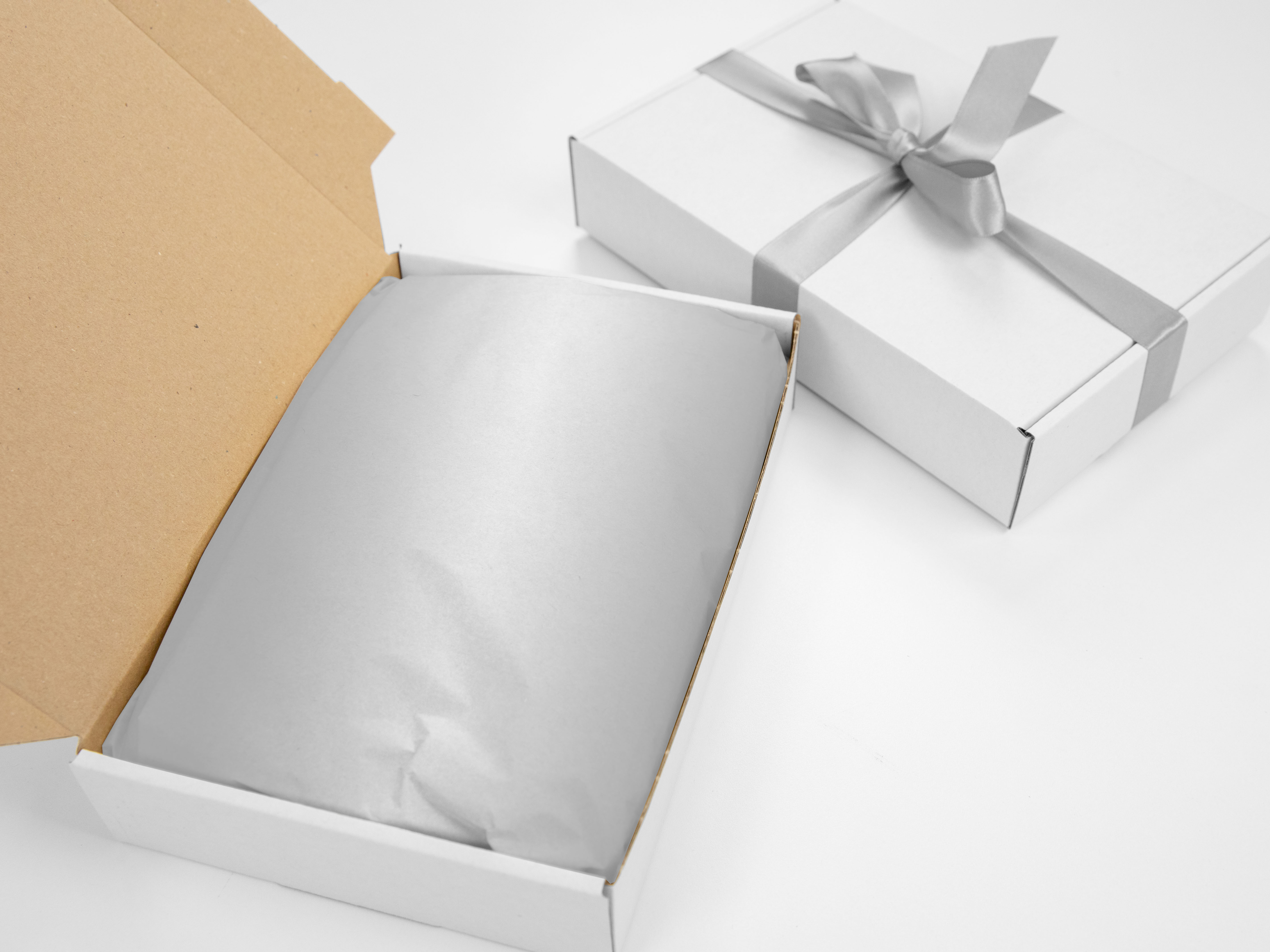 240 ks - Hedvábný papír 500x750 stříbrný