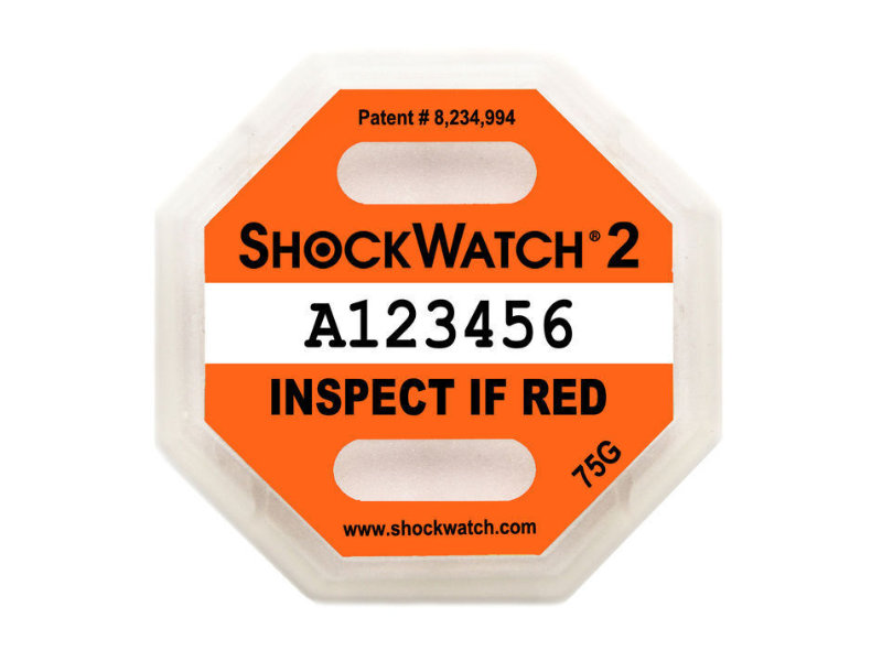 Indikátor nárazu Shockwatch2 - 75 g, oranžový