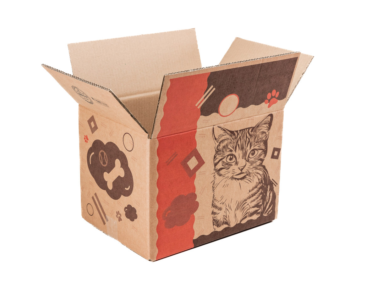 100 ks - Kartonová krabice 400x300x300 5VVL klopová, digitální tisk