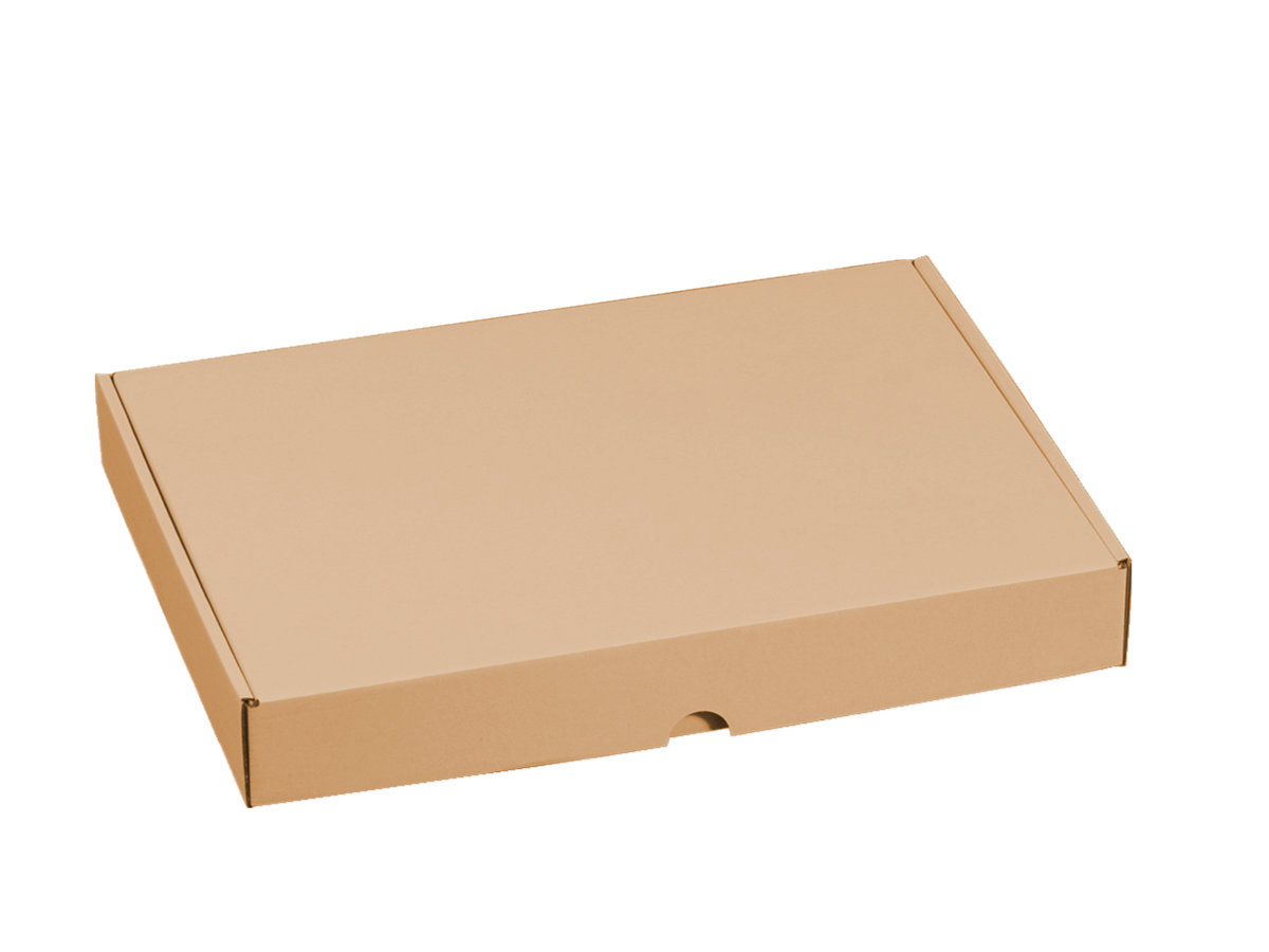 25 ks - Krabice poštovní plochá 160x113x42, hnědá