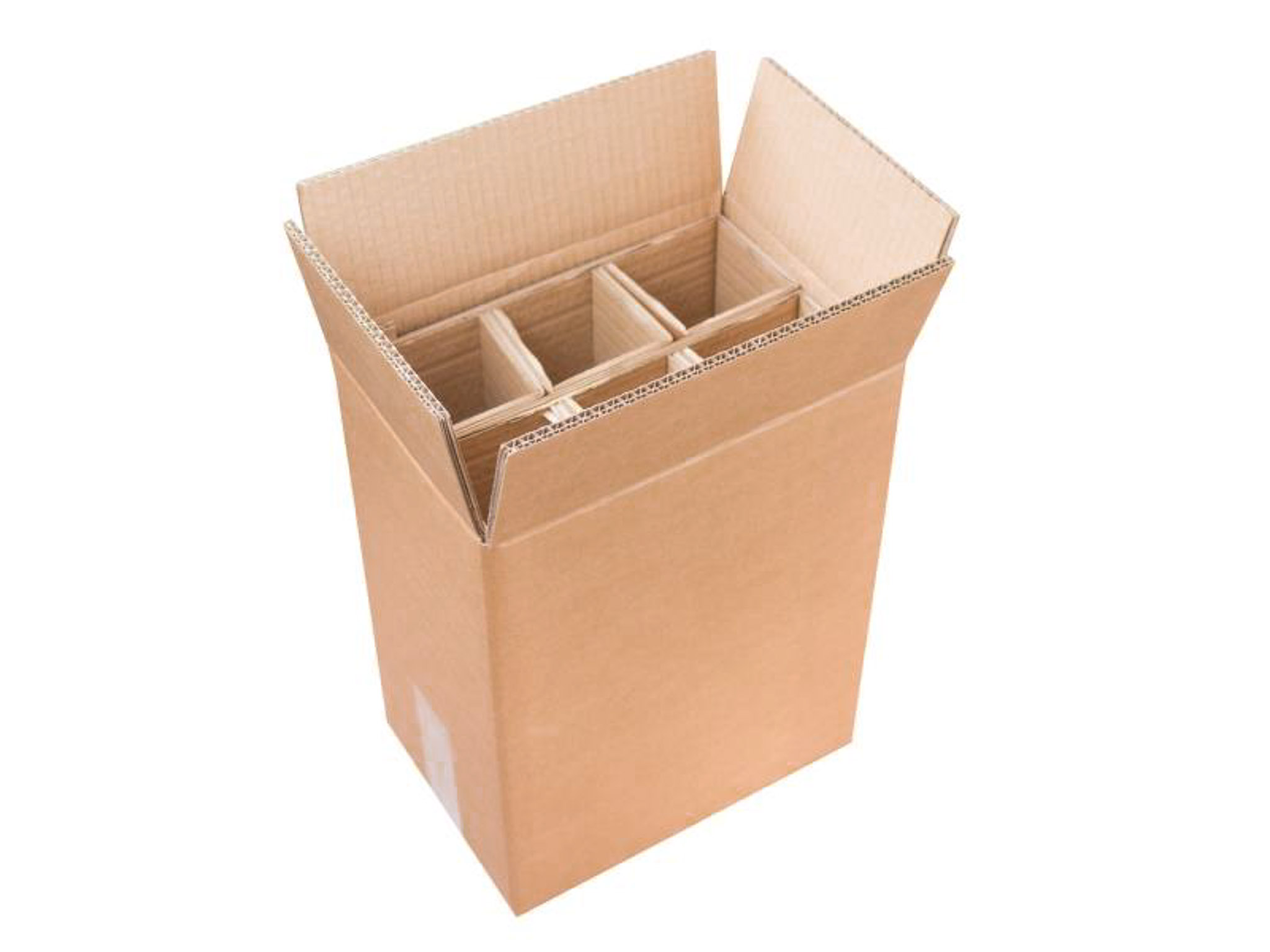E-shop 10 ks - Krabice přepravní 6 lahví - PROFI