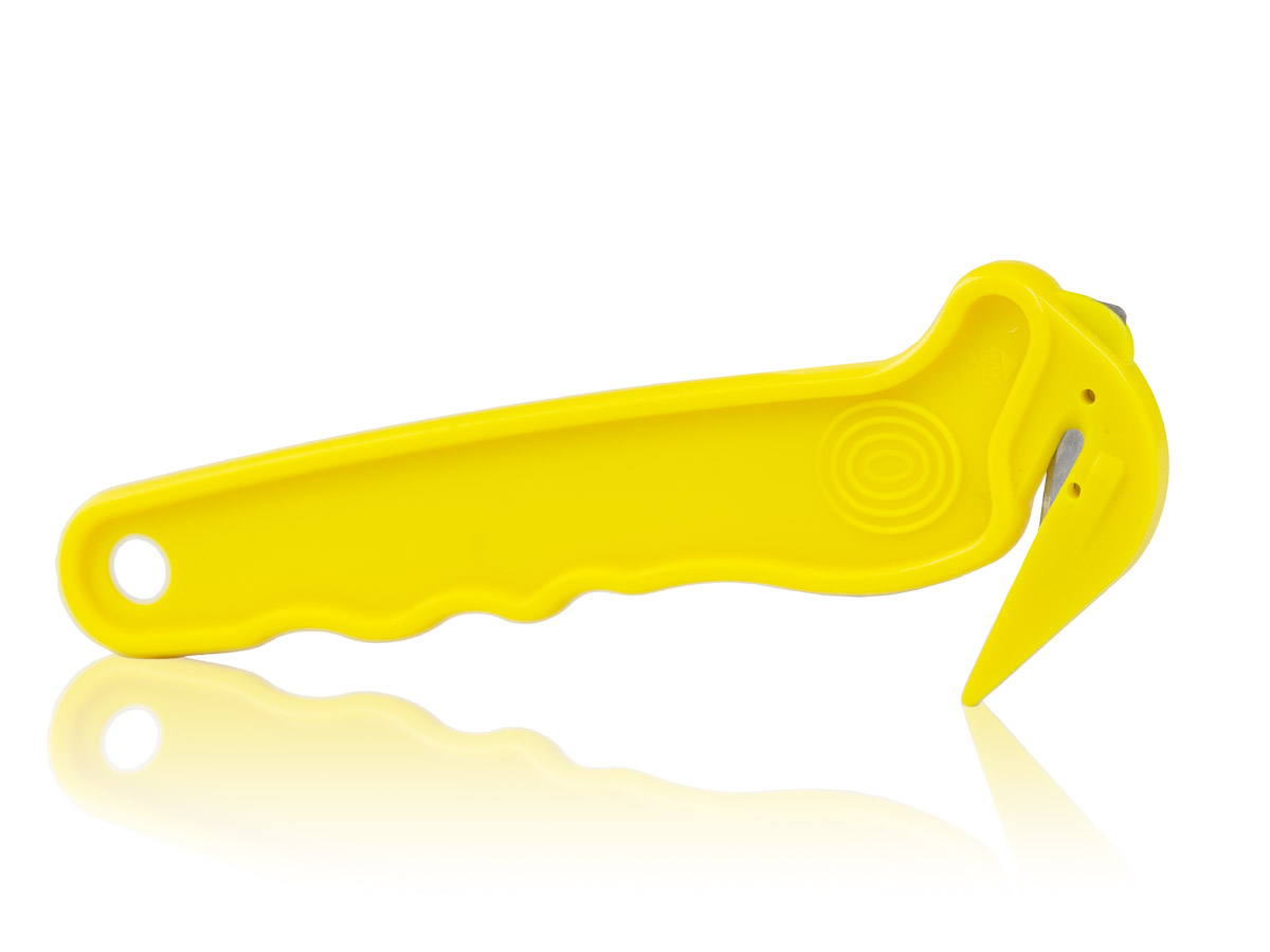 Nůž obalářský bezpečnostní s krytou čepelí