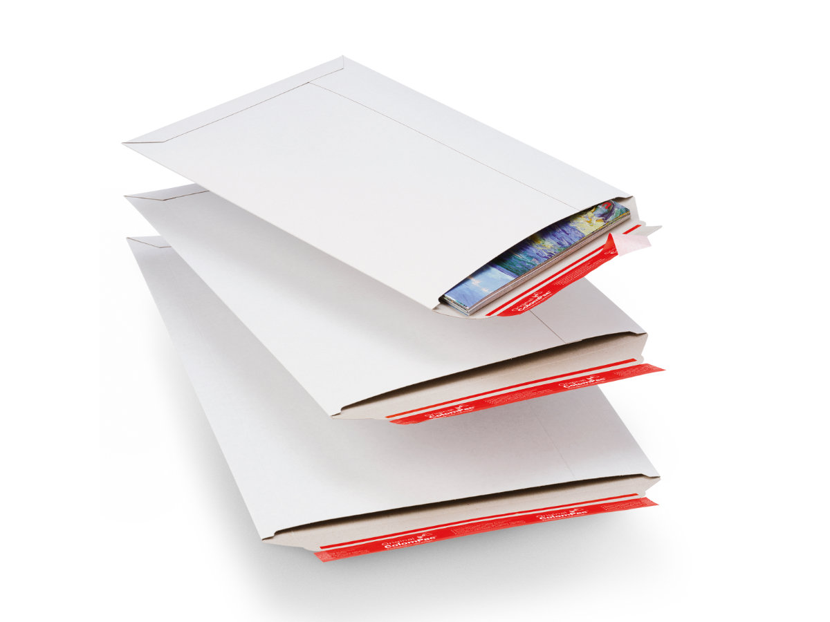 E-shop 100 ks - Obálka zásilková bílá C4+ - 245x345x-30