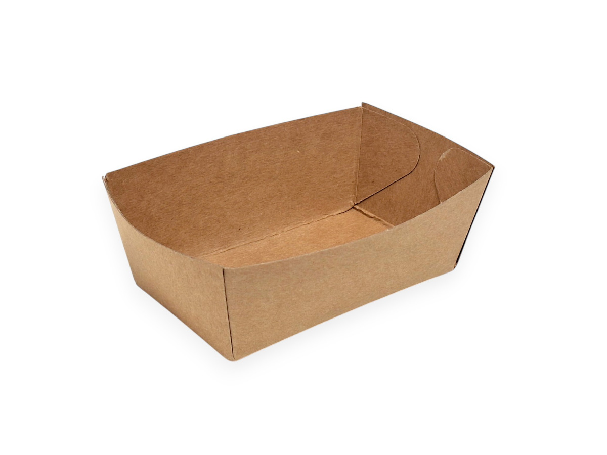 E-shop 1000 ks - Papírová miska kraft 100 x 60 x 40 mm 250ml