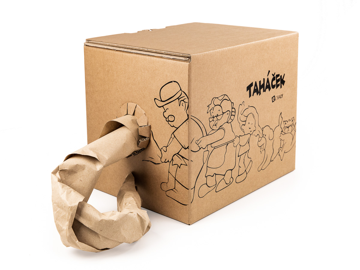 E-shop Papírová výplň v boxu Taháček, 80 g/m2, 455 bm