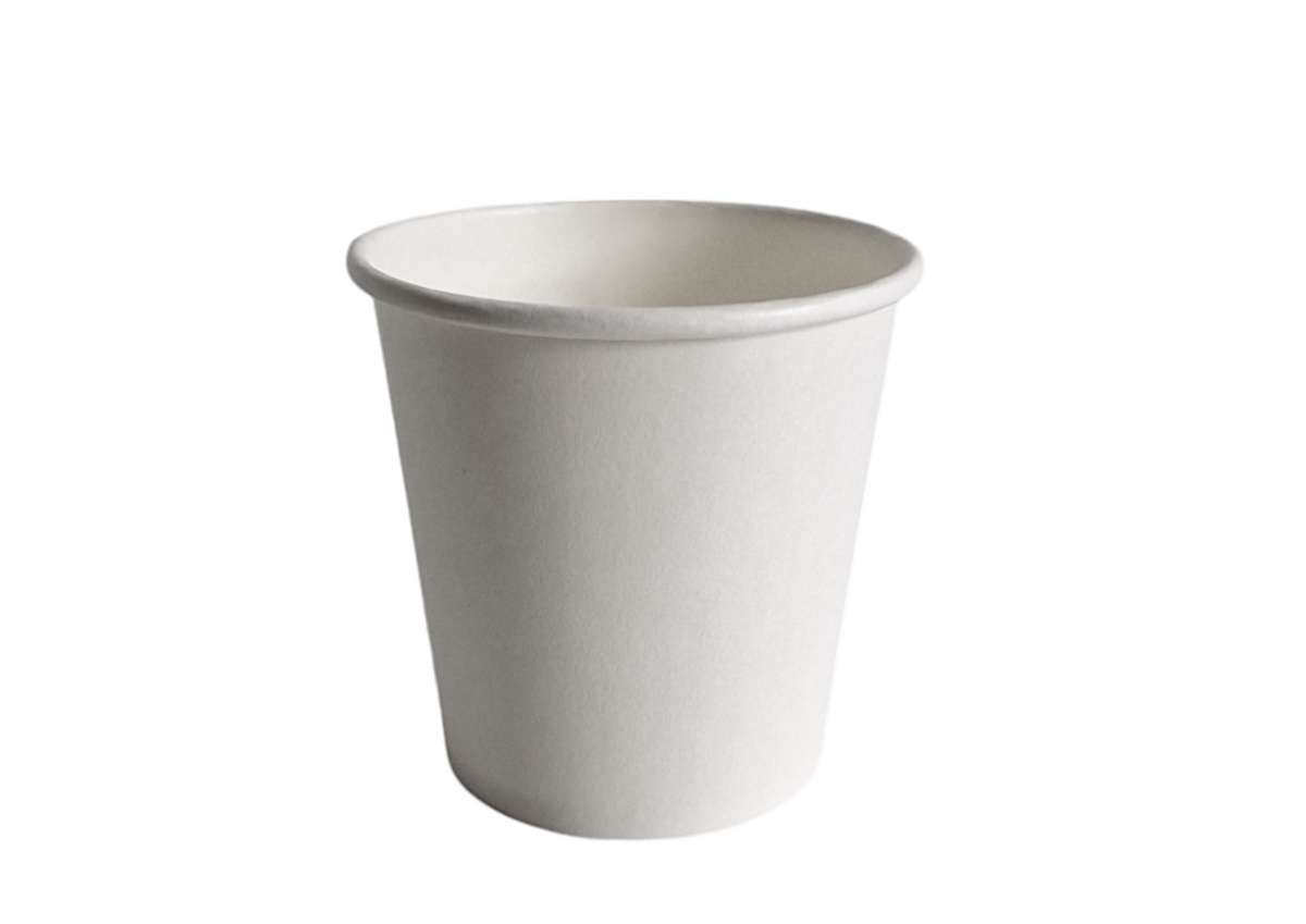 E-shop 1000 ks - Papírový kelímek bílý 110ml, průměr 62mm (0,08L/4oz)
