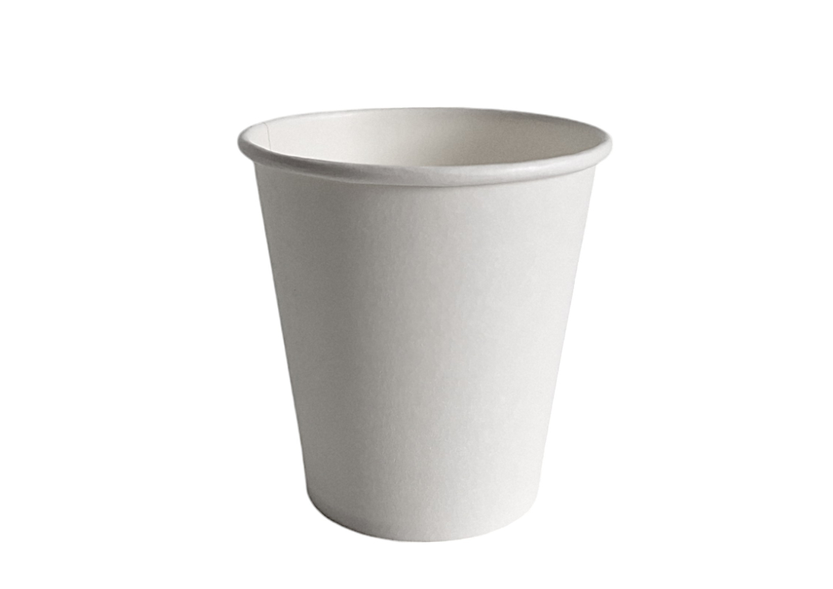 E-shop 1000 ks - Papírový kelímek bílý 200ml, průměr 73mm (0,18 L/7 oz)
