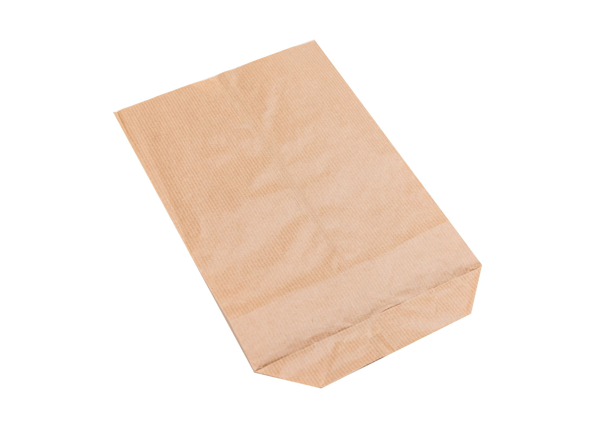 E-shop 1000 ks - Papírový sáček 225x375mm s křížovým dnem 92mm, nosnost 2,5kg