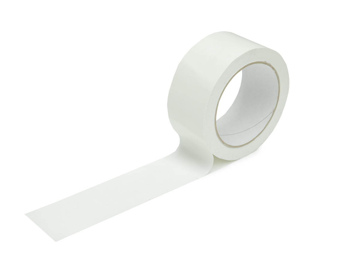 6 ks - Páska samolepicí papírová 48x50 bílá hotmelt