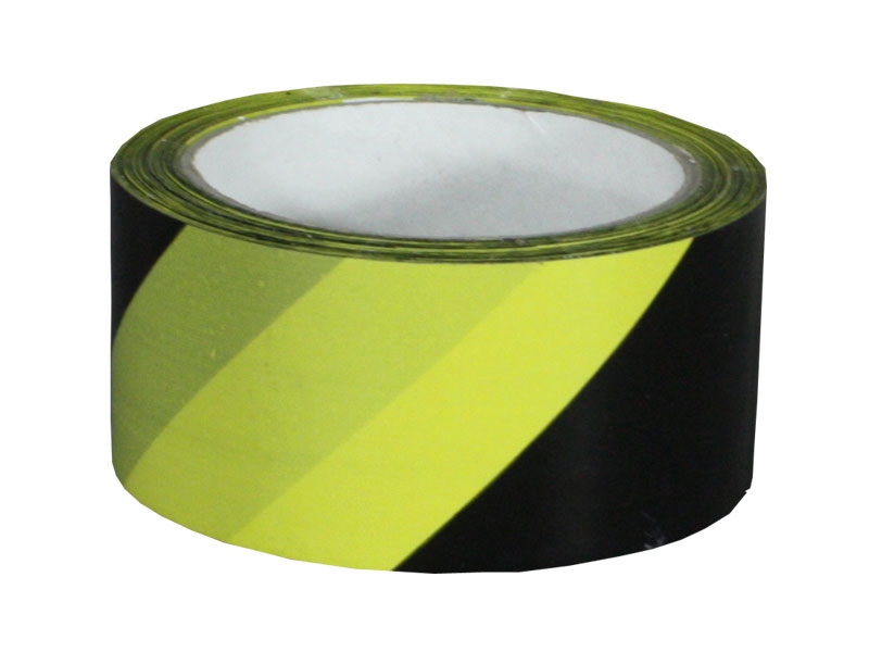 6 ks - Páska samolepicí PP 50x66 tisk PRUHY žlutá+černá