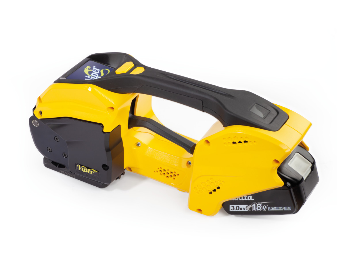 Páskovač akumulátorový VIPER, PP, PET, šíře 10-16mm