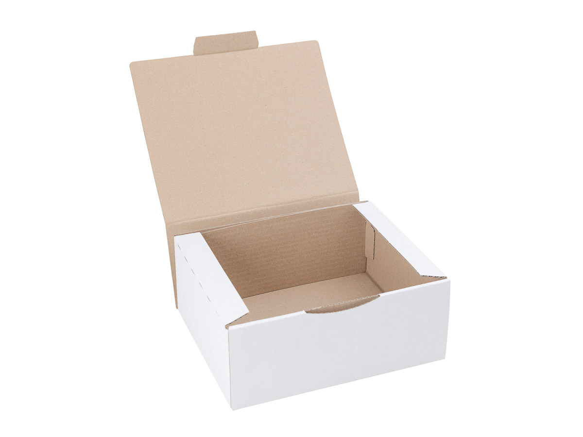 E-shop 50 ks - Poštovní krabice 250x200x100 3VVL, bílá