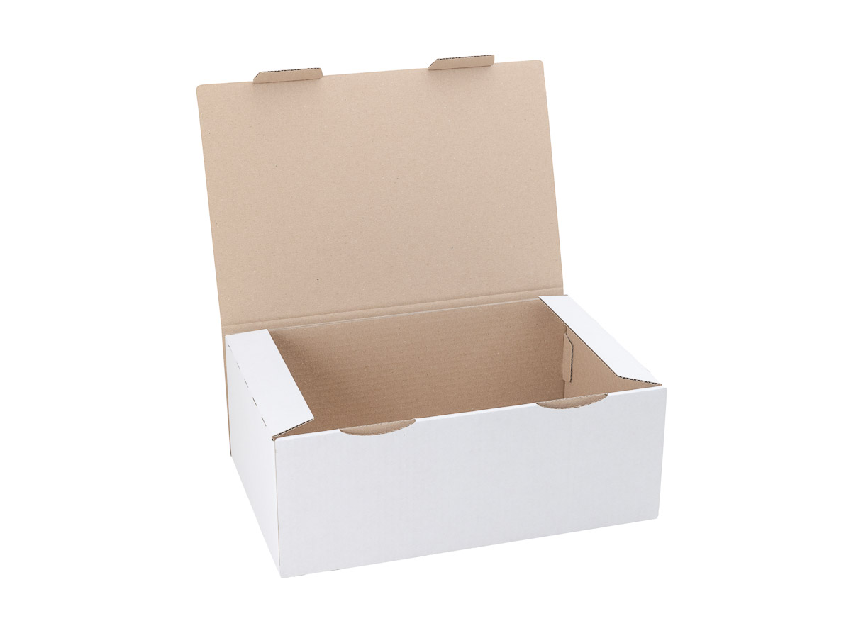 E-shop 50 ks - Poštovní krabice 350x220x130 3VVL, bílá