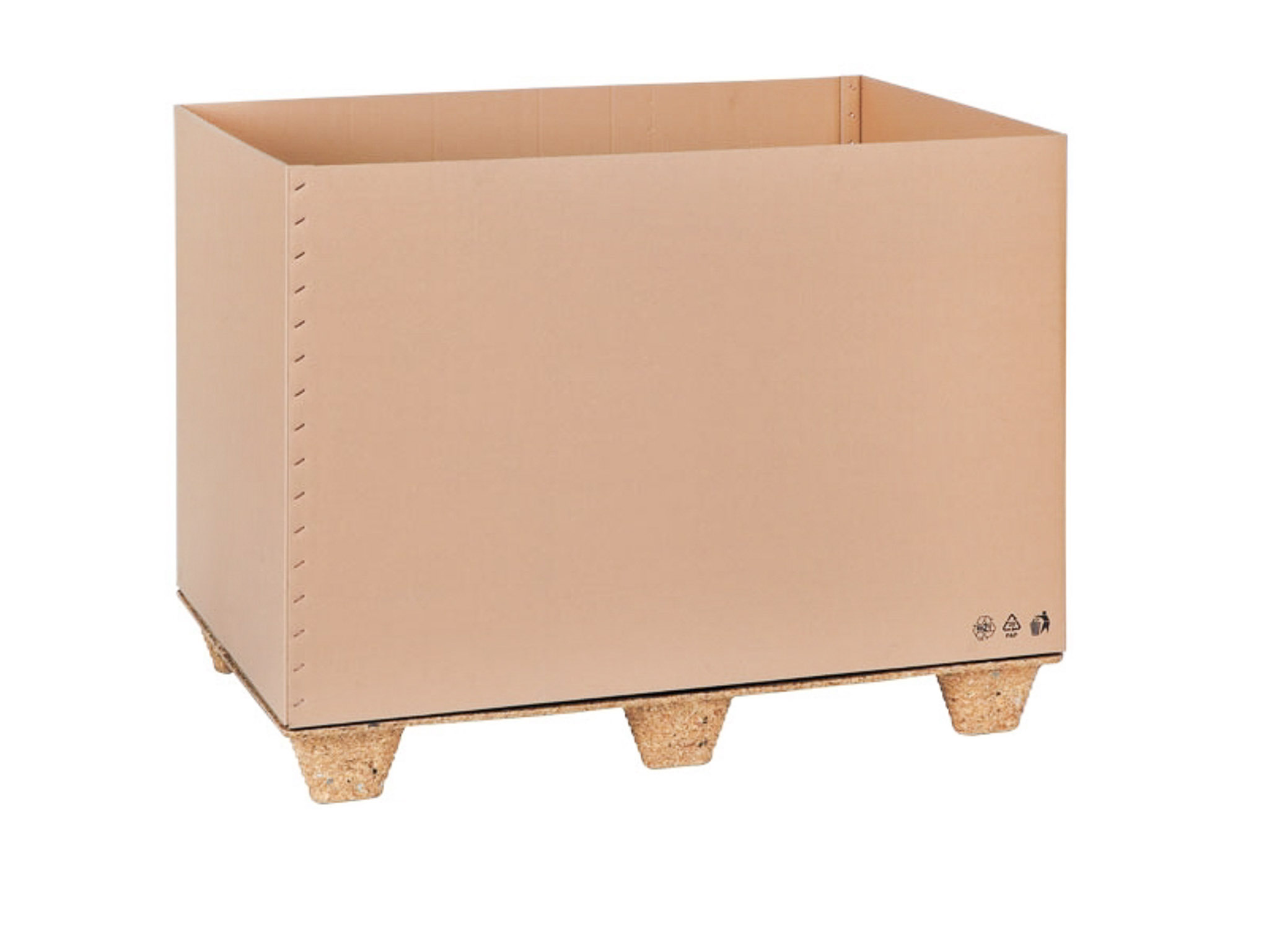 E-shop 10 ks - Přepravní EUROBOX 1200x800x700 7VVL bez horních klop