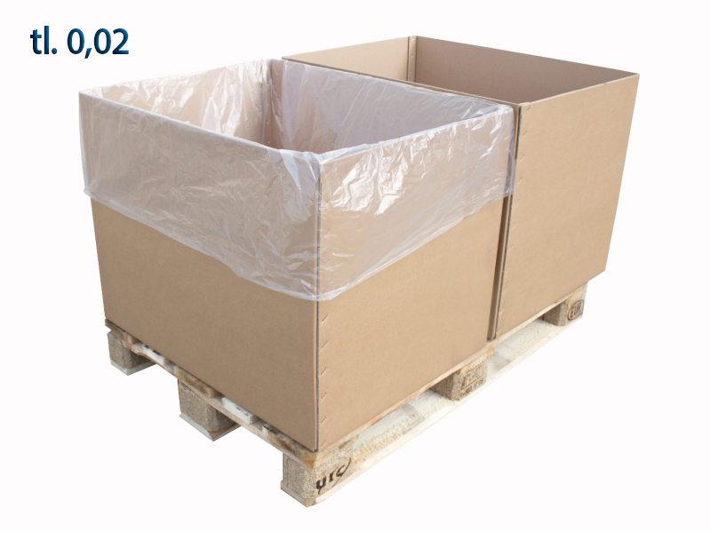 E-shop 150 ks - Sáček KLT 830x620x1300/0,02 materiál HD-PE
