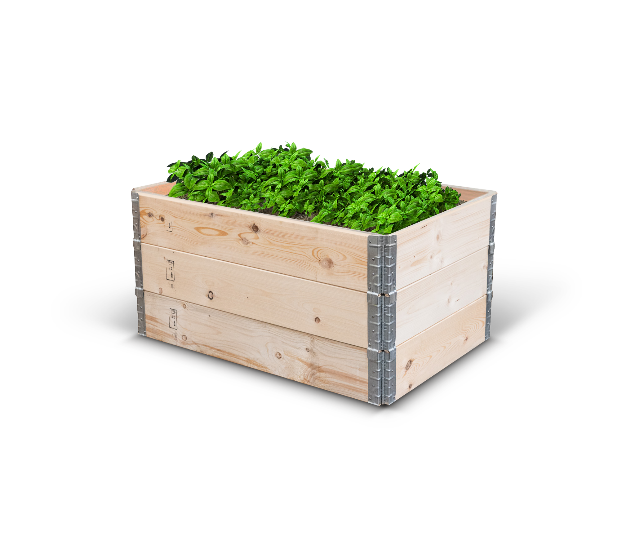 Set pro vyvýšený záhon 1200x800x600 + dřevitá vlna