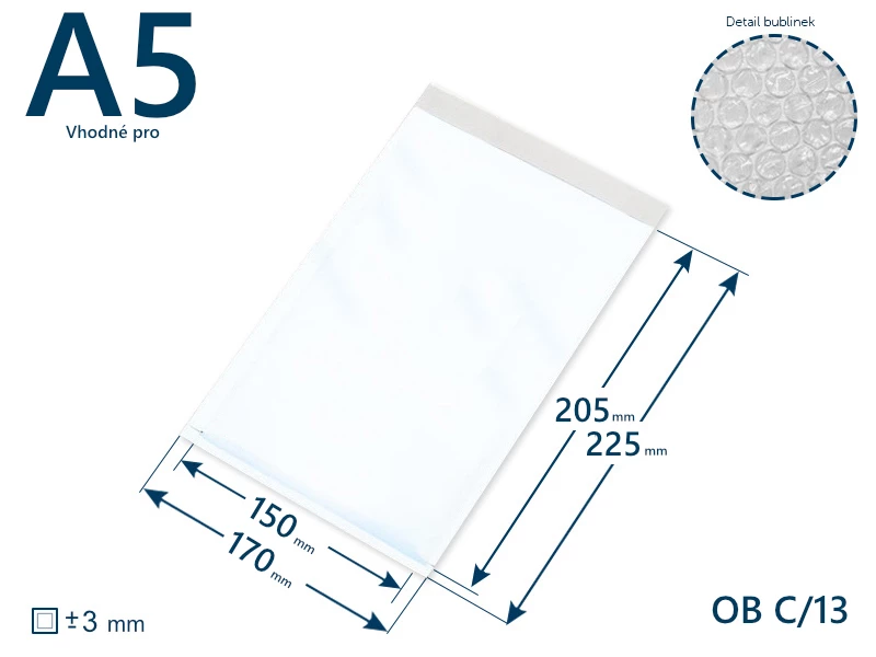 Bublinková obálka C/13 - 001