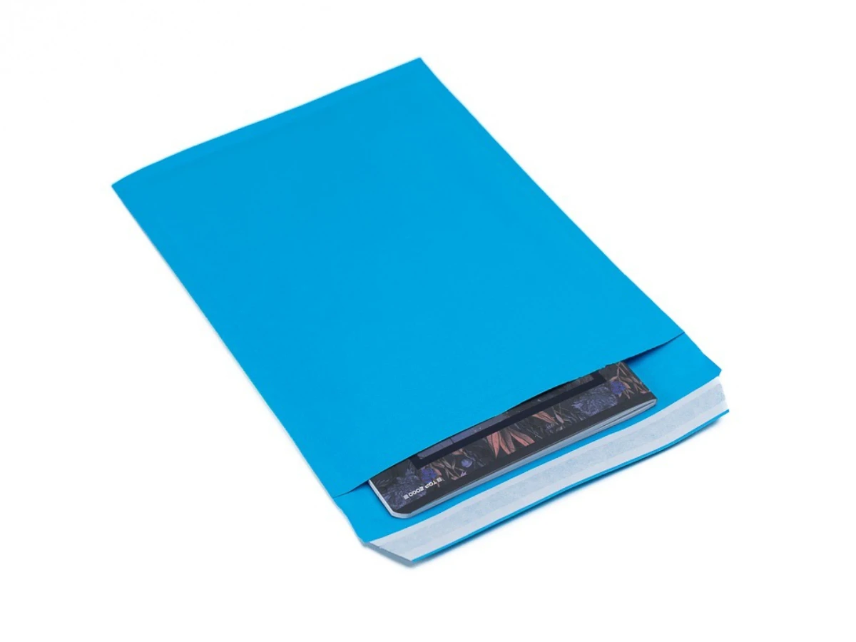 Bublinková obálka D, modrá - 003