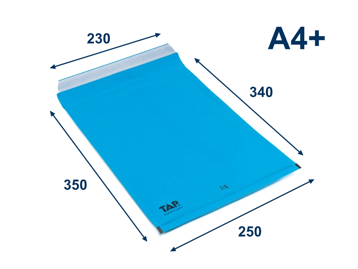 Bublinková obálka G, modrá - 001