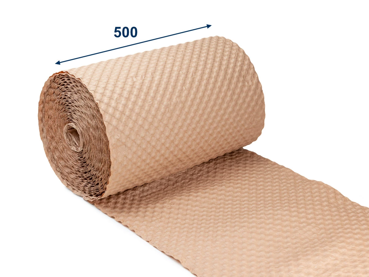 Bublinkový ražený papír v roli šíře 500 mm, 60 m - 001