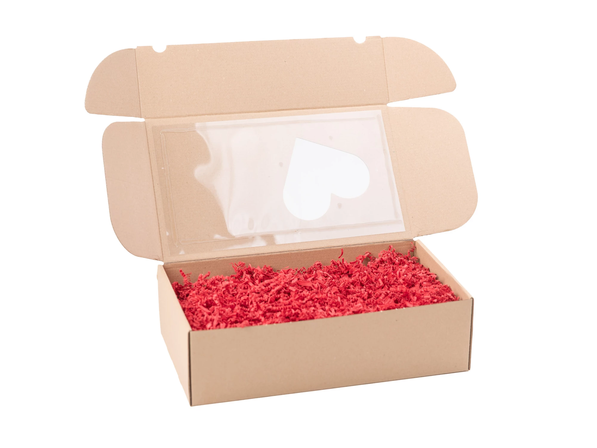 Dárkový set - 100ks velké krabice se srdcem + 1ks Sizzle Deep Red 10kg - 001