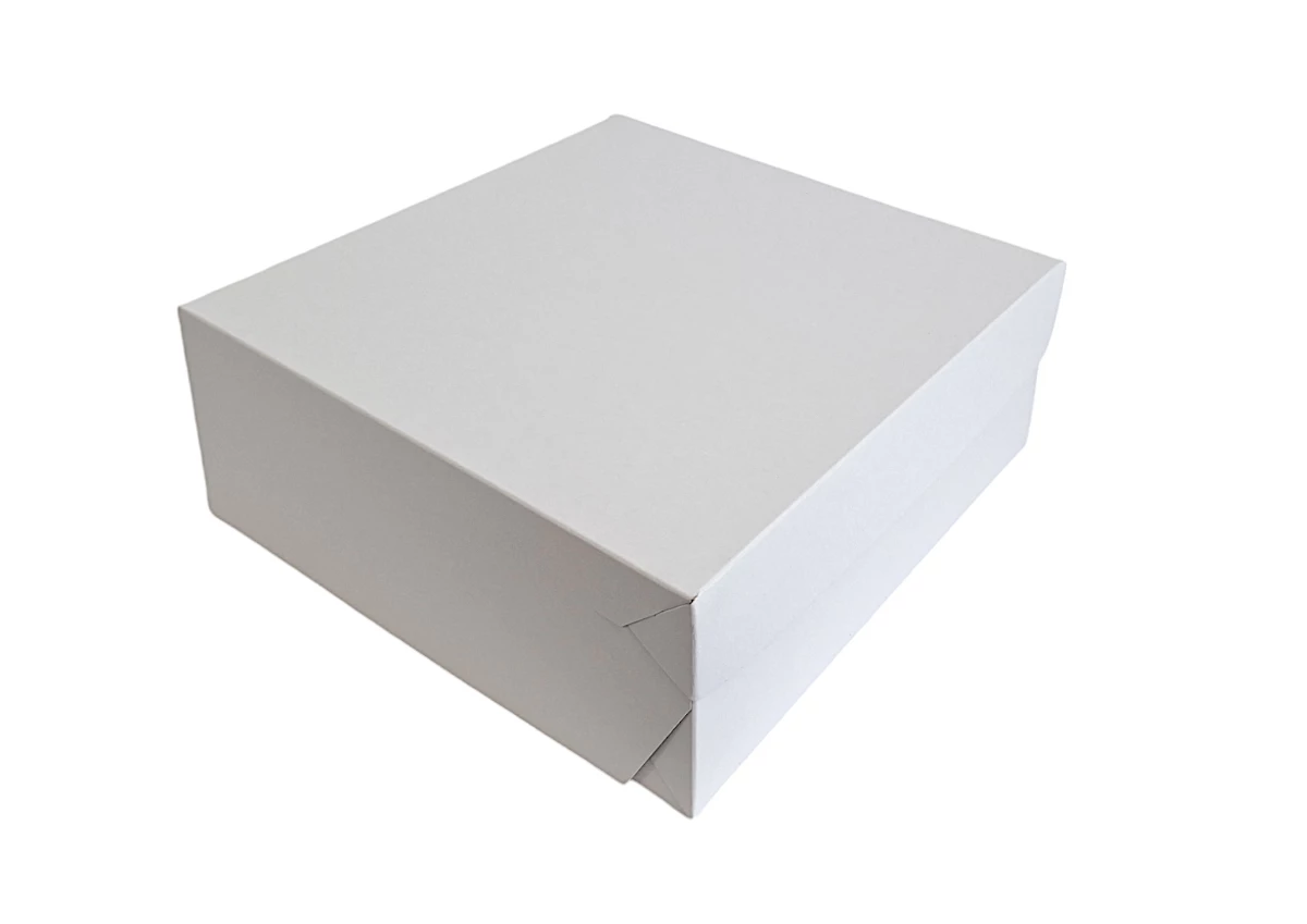 Dortová krabice bílá 320x320x100mm - 002