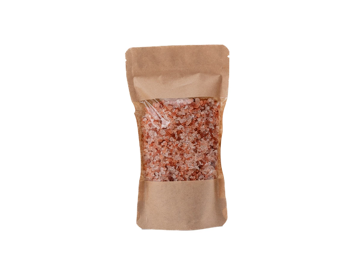 Doypack sáček s velkým okénkem economy 130 x 225 + 70 mm, 500 ml, PAP/OPP - 002