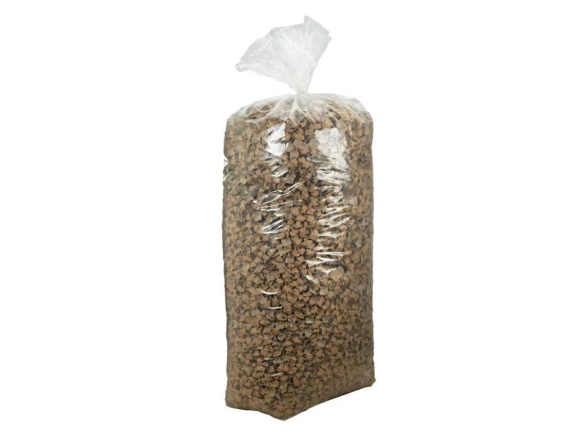 Fixační tělíska papírová, chipsy 400l hnědé - 002