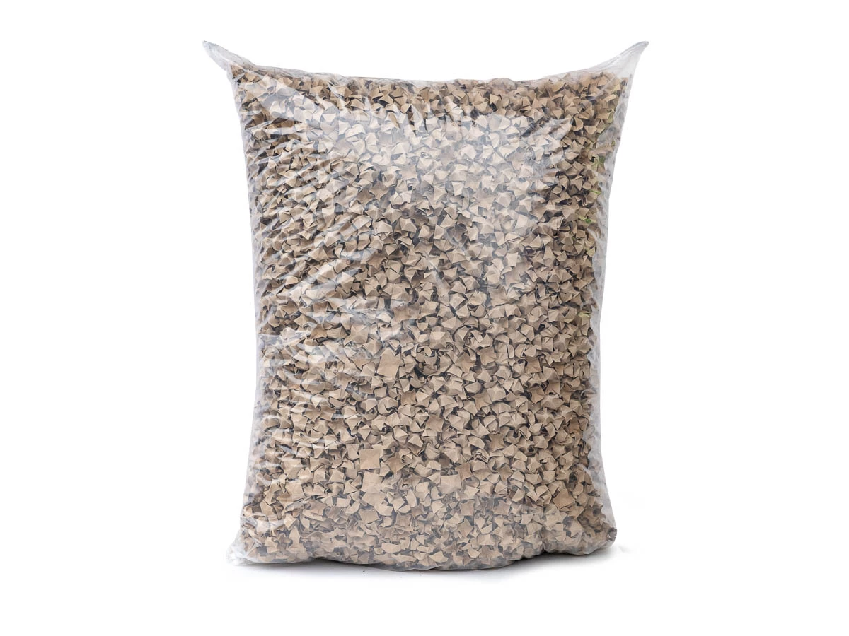 Fixační tělíska papírová, chipsy 400l hnědé - 002